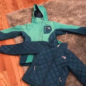North Face jacket (2 in 1)